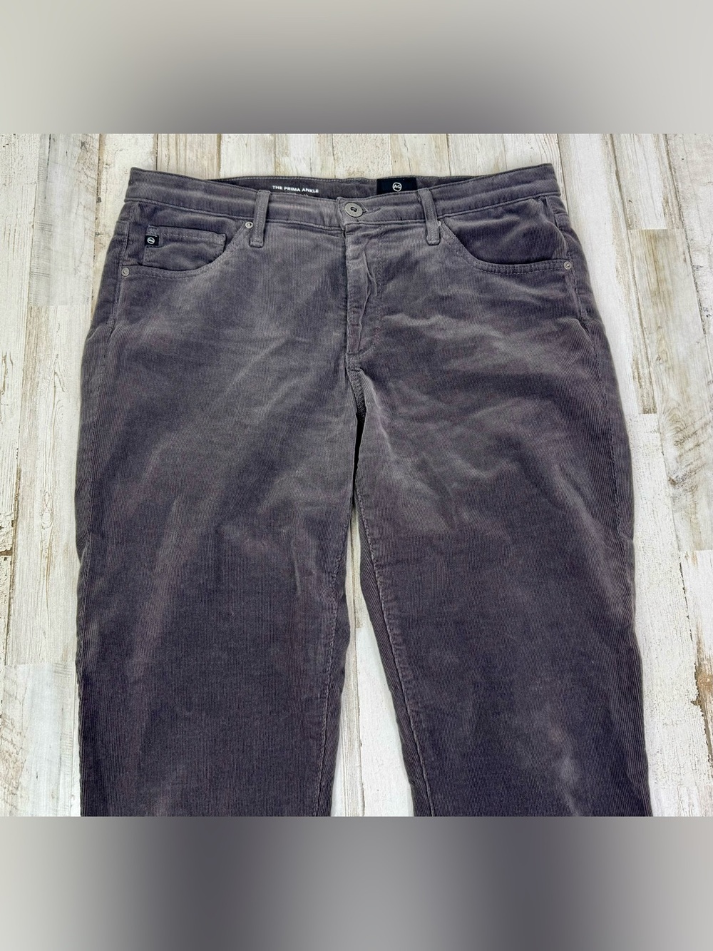 AG Adriano Goldschmied Jeans Womens 30R Brown The Prima Ankle Cigarette Ankle - Picture 2 of 12